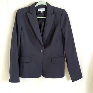 Calvin Klein Blazer Jacket Size 4 Gray